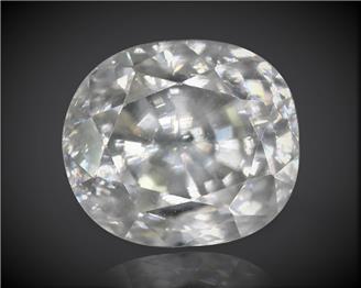 White Zircon Natural Certified 2.99 carats (DIN 90238 )